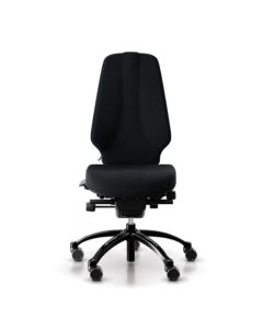 RH Logic 400 kontorstol ESD, sort Gaja, sort fod, 48-61 cm, ESD hjul